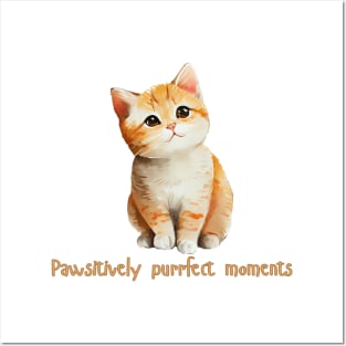 Cat Lover - Pawsitively purrfect moments Posters and Art